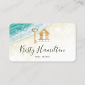 Ferienhaus in einem beruflichen Anwesen mit Meerbl Visitenkarte (Vorderseite)