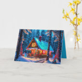 Ferienhaus Karte (Gelbe Blume)