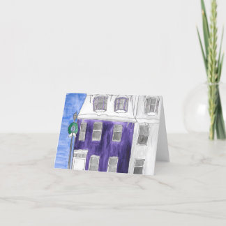 Ferienhaus mit Bad Feiertagskarte