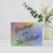 Ferienhaus Rainbow Postkarte (Stehend Vorderseite)