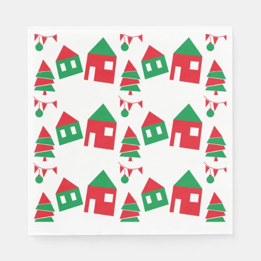 Ferienhaus Serviette (Vorderseite)