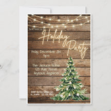 Ferienhaus-Weihnachtsfeier-Einladung