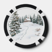 Ferienhaus-Weihnachtsprotokolle Pokerchips (Rückseite)