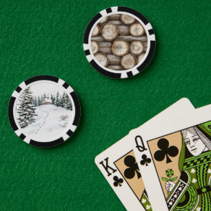 Ferienhaus-Weihnachtsprotokolle Pokerchips