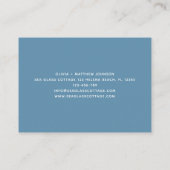 Ferienhaus zu mieten visitenkarte (Rückseite)