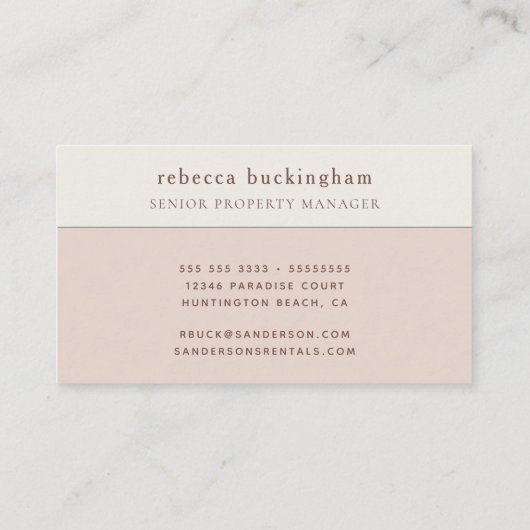 Ferienhaus zu vermieten. visitenkarte (Rückseite)