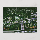 Ferienhäuser auf Jekyll Island, Georgien Postkarte (Vorderseite)