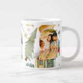 Ferienhäuser Drei Foto Weihnachten Jumbo-Tasse (Rechts)