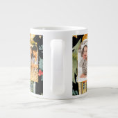 Ferienhäuser Drei Foto Weihnachtsschwarz Jumbo-Tasse (Rückseite)