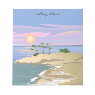 Ferieninsel 1 Personalisiertes Notepad Notizblock
