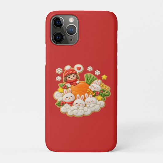 Ferienkaninchen Case-Mate iPhone Hülle (Rückseite)