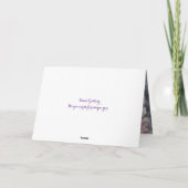 FERIENKARTE FÜR FERIENFREUND/FAMILIE DANKESKARTE (Rückseite)