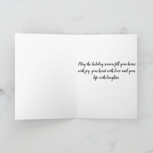 Ferienkarte "Snowkissed" Karte (Innenseite)