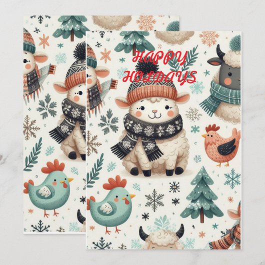 FERIENKARTEN FEIERTAGSKARTE (Vorne/Hinten)