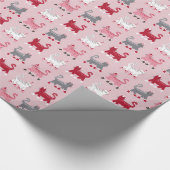 Ferienkatzen Geschenkpapier (Ecke)