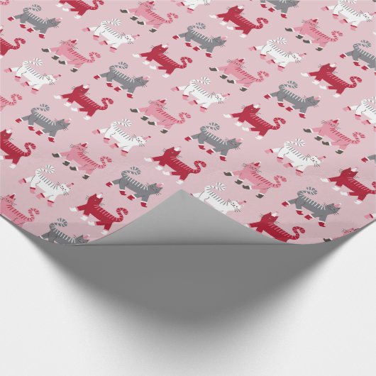 Ferienkatzen Geschenkpapier (Ecke)