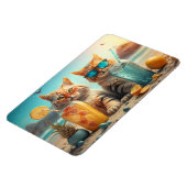 Ferienkatzen Magnet (Linke Seite)