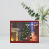 Ferienkatzen Postkarte (Stehend Vorderseite)