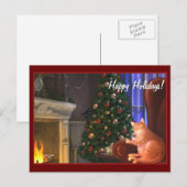 Ferienkatzen Postkarte (Vorne/Hinten)