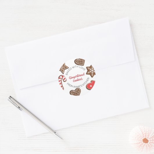 Ferienkeks Runder Aufkleber (Umschlag)