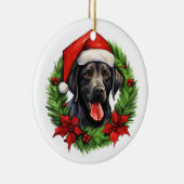 Ferienkrieg im Schwarzen Labor Keramik Ornament (Rechts)