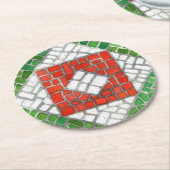 FERIENMOSAIC Round Paper Untersetzer (Angewinkelt)