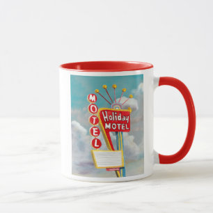 Ferienmotel-Schild Tasse