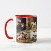 FERIENPARKPLATZ FÜR KUNSTWERKE, PFERDESCHUHE TASSE (Links)