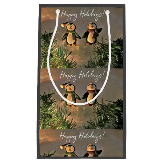 Ferienpinguine Kleine Geschenktüte (Vorderseite)