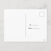Ferienpostkarte Feiertagspostkarte (Rückseite)