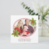 Ferienrahmen mit Holkarte Feiertagskarte (Stehend Vorderseite)