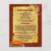 FERIENREZEPT PUMPKIN | Postkarte (Vorderseite)