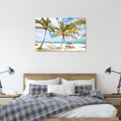 Ferienstrand Leinwanddruck (Insitu (Schlafzimmer))