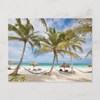 Ferienstrand Postkarte