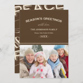 FERIENTYPOGRAPHIE | FERIENFOTOKARTE FEIERTAGSKARTE (Vorne/Hinten)