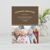 FERIENTYPOGRAPHIE | FERIENFOTOKARTE FEIERTAGSKARTE (Stehend Vorderseite)