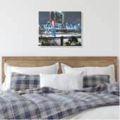 Ferienvergnügen am Canalside Leinwanddruck (Insitu (Schlafzimmer))