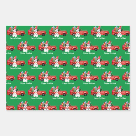 Ferienverkehr , Matte 19" x 29" Geschenkpapier Set (Vorderseite 3)