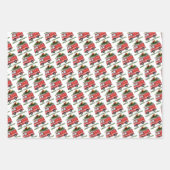 Ferienverkehr , Matte 19" x 29" Geschenkpapier Set (Vorderseite 2)