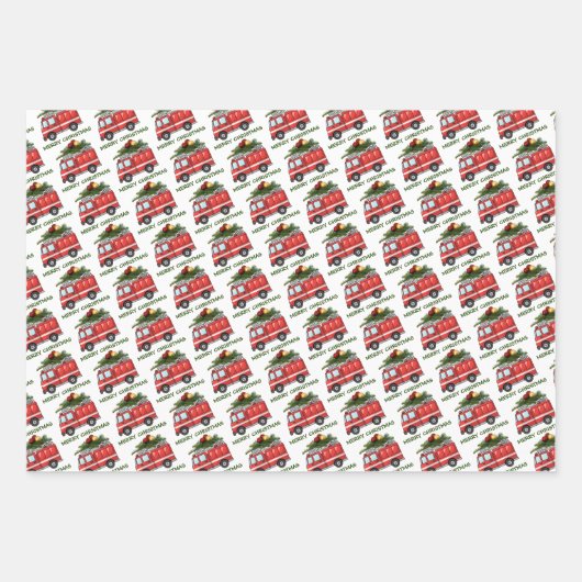 Ferienverkehr , Matte 19" x 29" Geschenkpapier Set (Vorderseite 2)