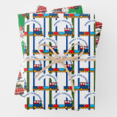 Ferienverkehr , Matte 19" x 29" Geschenkpapier Set (Beispiel)