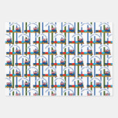 Ferienverkehr , Matte 19" x 29" Geschenkpapier Set (Vorderseite)