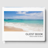 Ferienvermietung Modernes Minimales Gästebuch (Vorderseite)