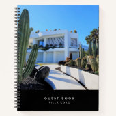 Ferienvermietung Modernes, stilvolles Black Guest Notizblock (Vorderseite)