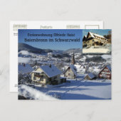 Ferienwohnung Elfriede Haist - Snow Postkarte (Vorne/Hinten)