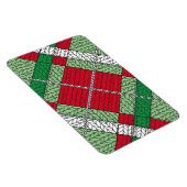 FERIENWOHNUNG RAUTE STRICK 4x6 Flexible Magnet (Rechte Seite)