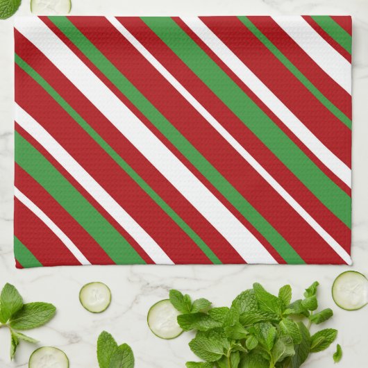 Ferienwohnung Stripes Küche Handtücher (Gefaltet)