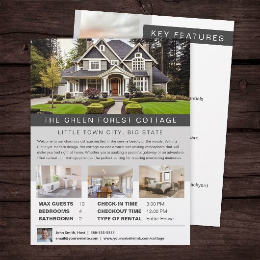 Ferienwohnungen Haus Vermietung Flyer