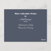 Ferienwohnungen in Italien - Sammeldrucke von Mini Postkarte (Rückseite)