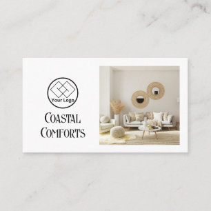 Ferienwohnungen Vermietung modern Custom QR Code Visitenkarte